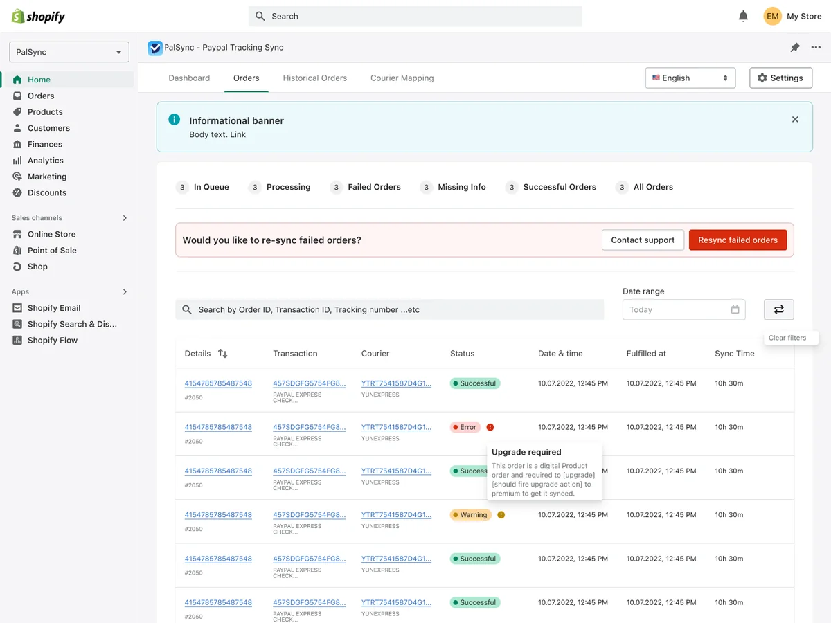 PayPal-Sperren und Reserven per Tracking-Sync senken