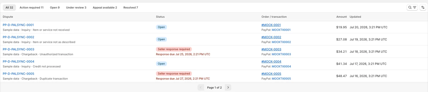 Manage PayPal disputes with delivery evidence ready